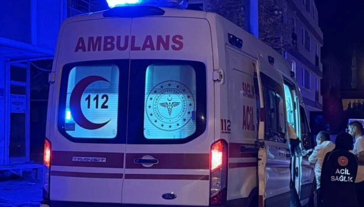 Merdivenden düşen kişi yaralandı