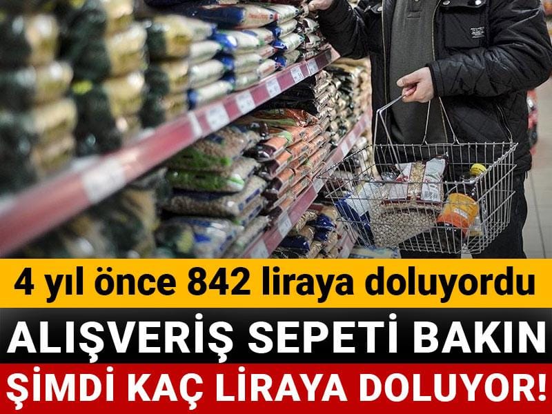 4 yil once 842 liraya doluyordu alisveris sepeti bakin simdi kac liraya doluyor XOOjYFNX