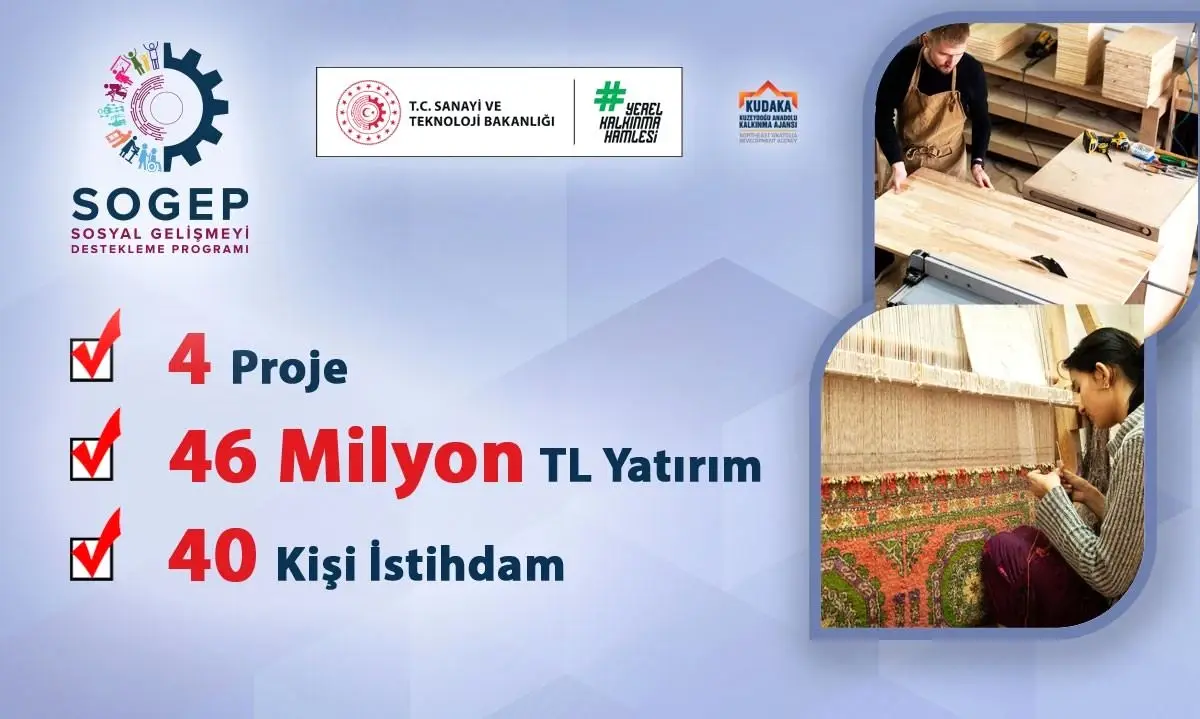 SOGEP Projeleri Destekleniyor